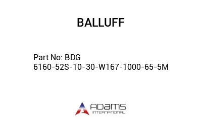 BDG 6160-52S-10-30-W167-1000-65-5M									