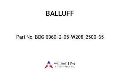 BDG 6360-2-05-W208-2500-65									