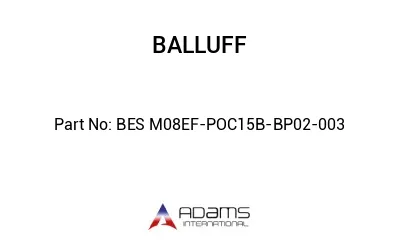 BES M08EF-POC15B-BP02-003