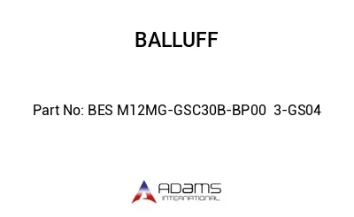 BES M12MG-GSC30B-BP00	3-GS04								