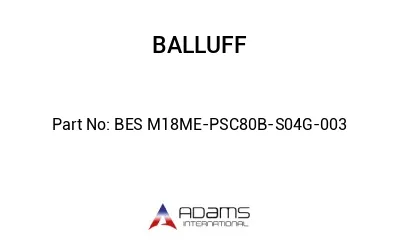 BES M18ME-PSC80B-S04G-003
