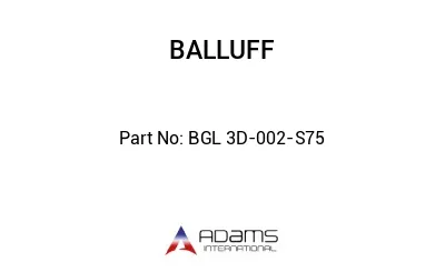 BGL 3D-002-S75									