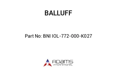 BNI IOL-772-000-K027									