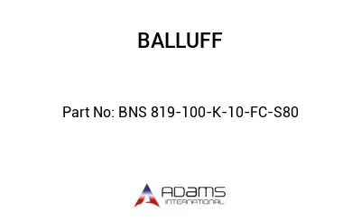 BNS 819-100-K-10-FC-S80