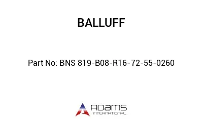 BNS 819-B08-R16-72-55-0260									