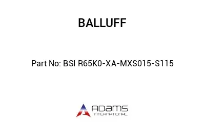BSI R65K0-XA-MXS015-S115									