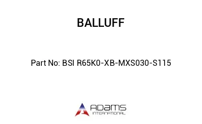 BSI R65K0-XB-MXS030-S115									