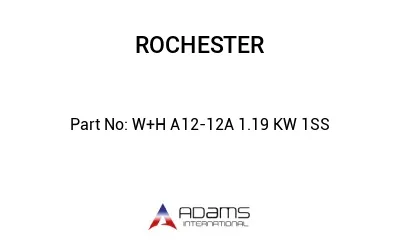 W + H A12-12A 1.19 KW 1SS
